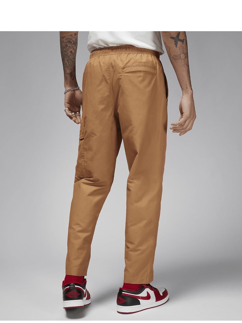 Nike Air Jordan Essentials Men’s Woven Pants Brown XL - Picture 2 of 11